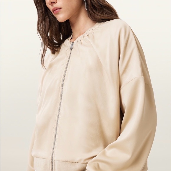 Allsaints MIRRI JERSEY BOMBER JACKET